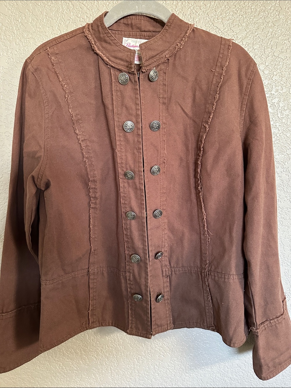 Panhandle Slim Rust Brown Button-Front Jacket